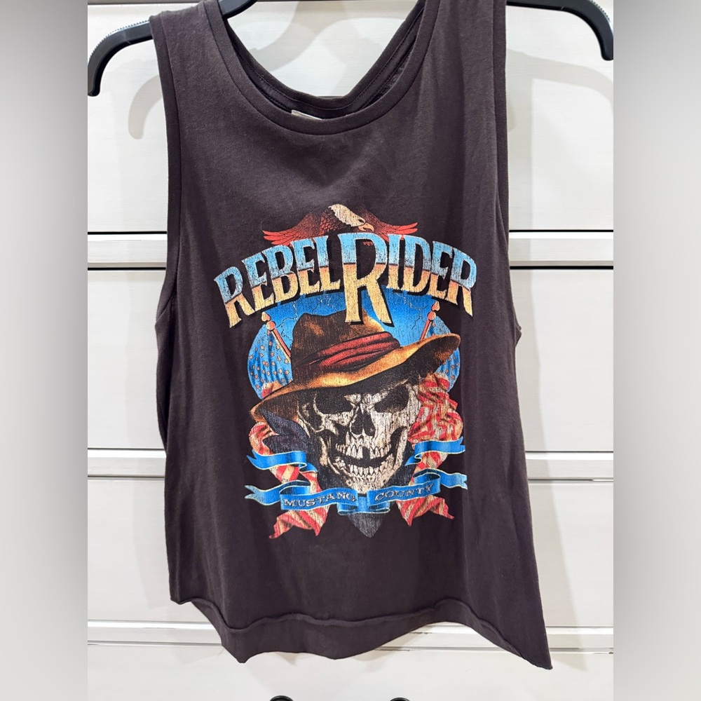 NWT Spell Black Rebel Rider Tank Top